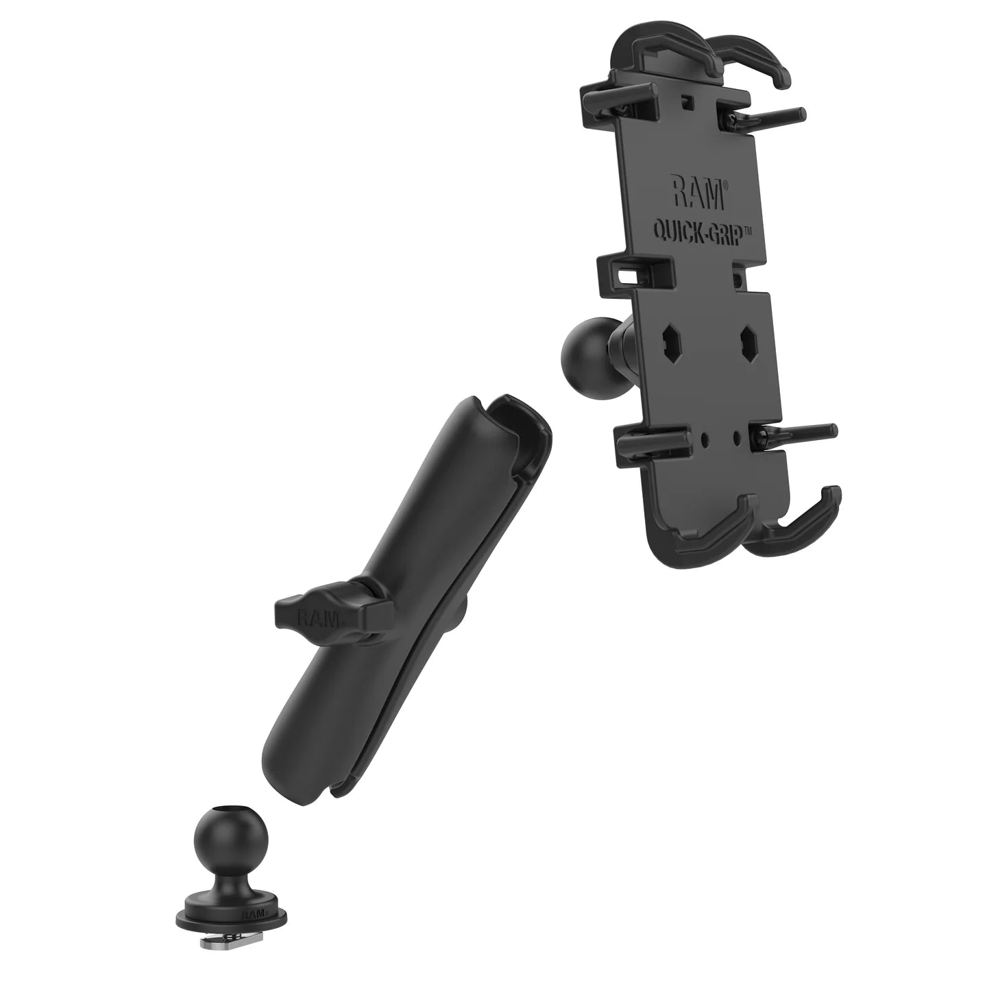 RAM MOUNTS | RAM Quick-Grip XL Phone Mount with Track Ball Base - Long