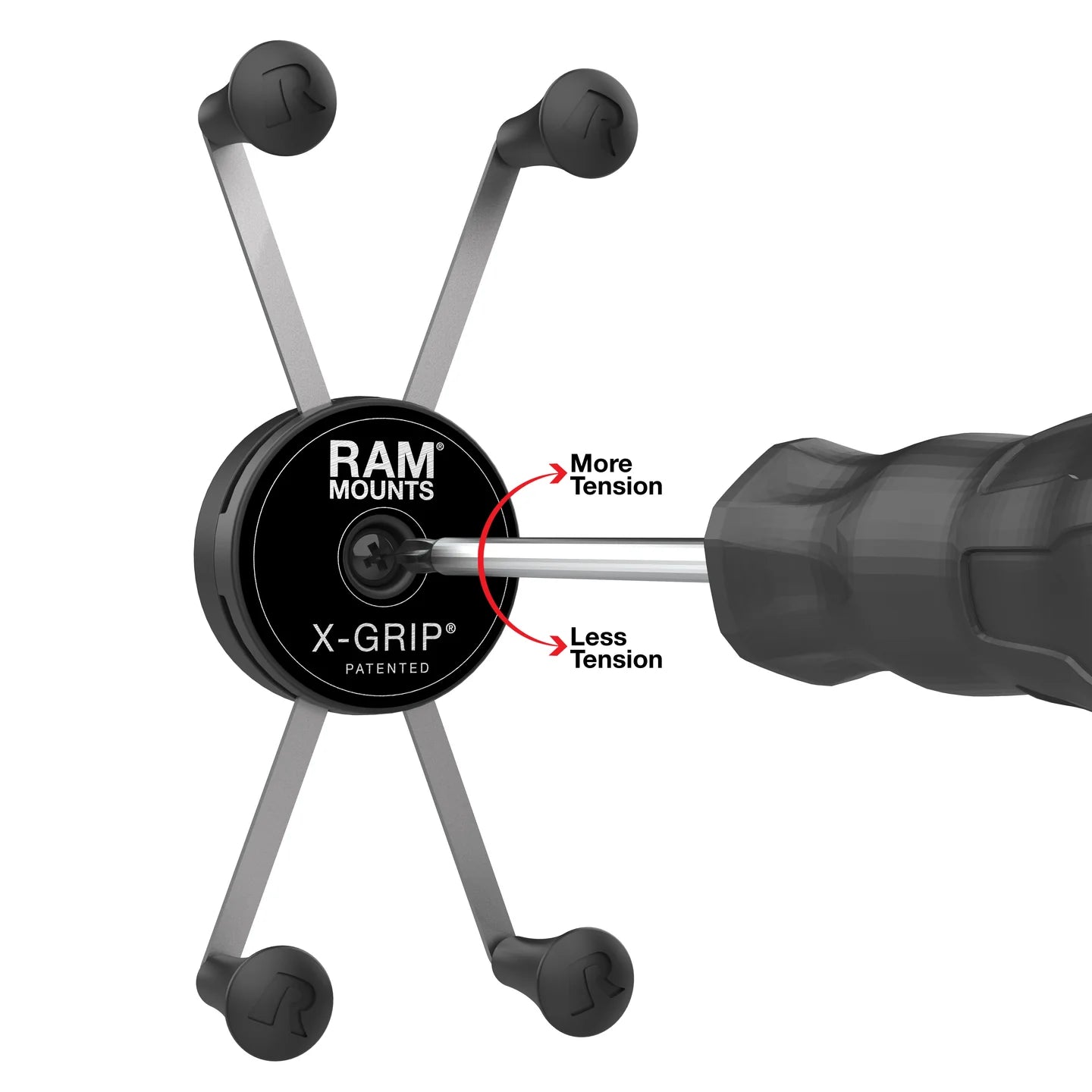 RAM MOUNTS | RAM Rotating X-Grip Large Phone Holder with Ball - B Size