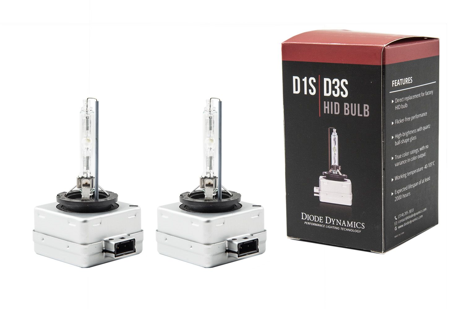 DIODE DYNAMICS | Replacement D1S HID Bulbs (Pair)