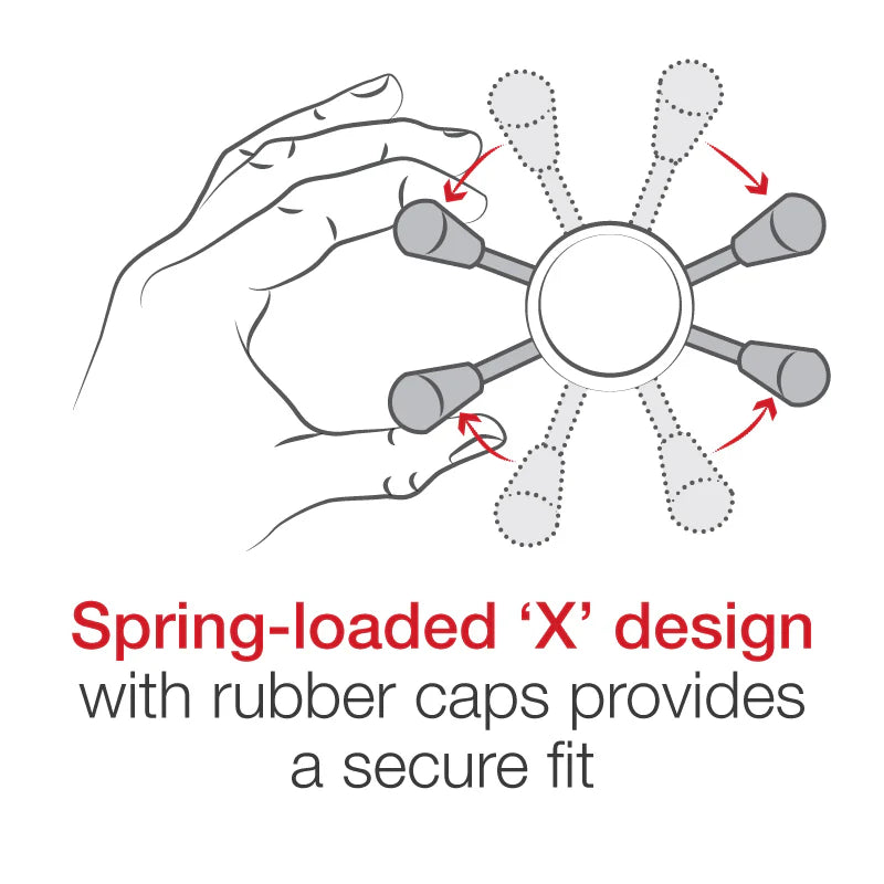 RAM MOUNTS | RAM X-Grip Phone Mount with Vibe-Safe & Fork Stem Base - Short