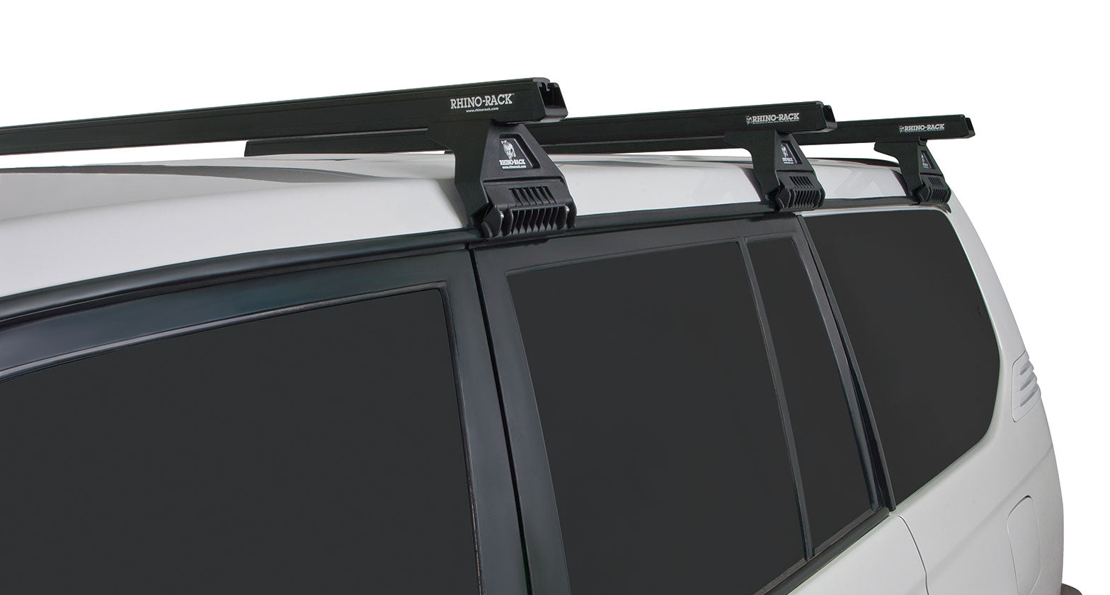 RHINO RACK | Heavy Duty RL110 Black 3 Bar Roof Rack (JA0675)