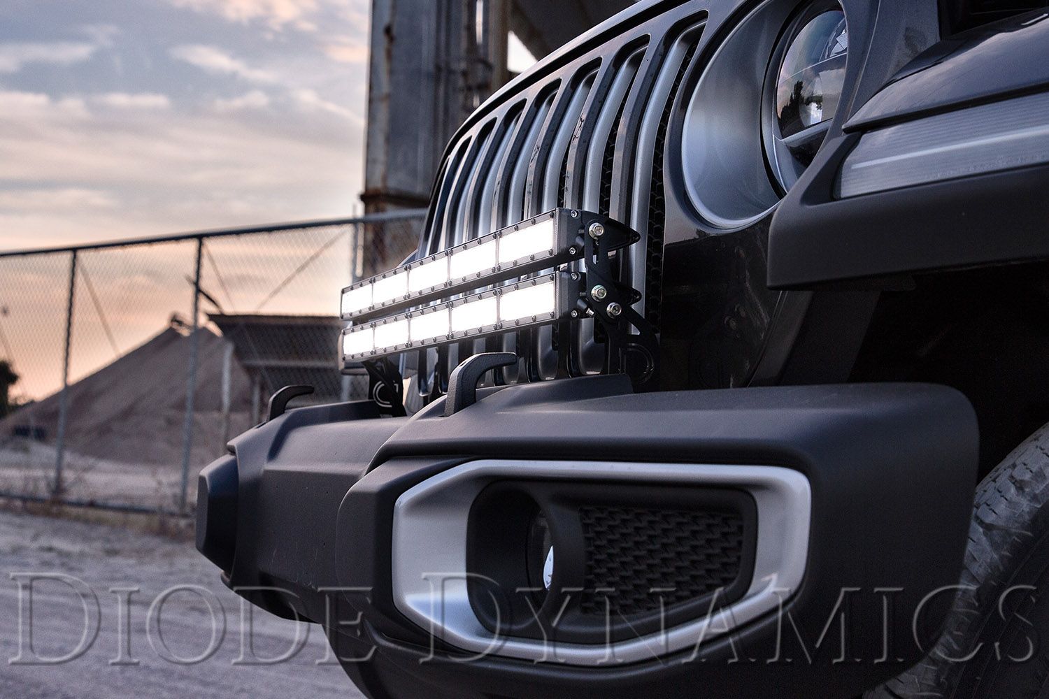 DIODE DYNAMICS | Jeep JL Wrangler 2018-2024 Bumper LED Lightbar Kit