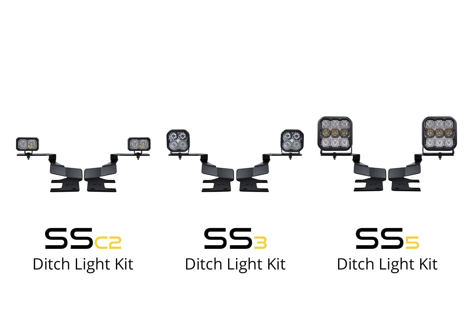 DIODE DYNAMICS | Ford Super Duty 2017-2022 Stage Series Backlit Ditch Light Kit