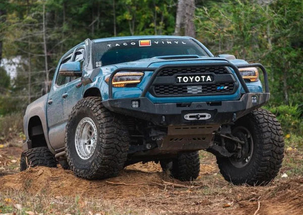 BACKWOODS ADVENTURE MODS | Tacoma 3rd Gen 2016-2023 Hi-Lite Overland Front Bumper Bull Bar (BWTY3T-103FGBBB)