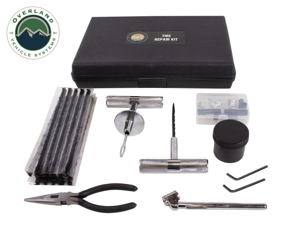 UP DOWN AIR | EGOI Digital Tire Deflator, Digital Tire Gauge and 53 Tire Repair Kit - Combo Kit (55-1002)