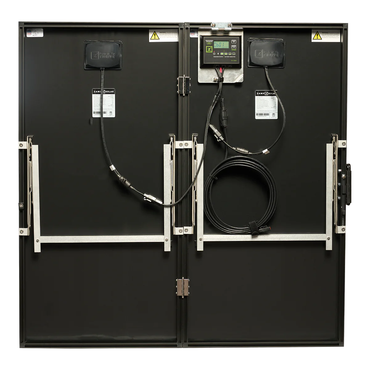 ZAMP SOLAR | Legacy Series 190 Watt Portable Regulated Solar Kit Charge Controller Included (USP1016)