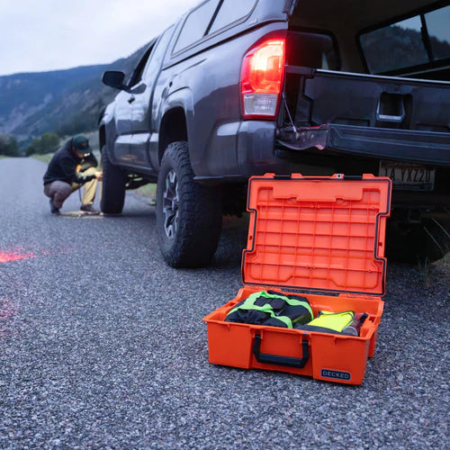 DECKED | Roadside Emergency OS Kit AKA the “Oh Sh*t” Kit (A0132-ROAD-ORG)