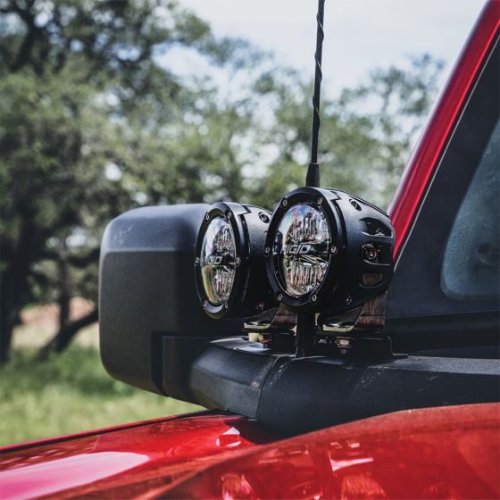 RIGID INDUSTRIES | Bronco 2021 A-Pillar Light Kit with a set of 360 Spot and a set 360 Drive Lights (46722)