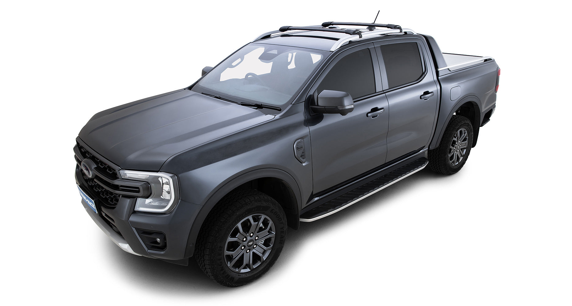 RHINO RACK | Vortex StealthBar Black 2 Bar Roof Rack (JA7971)
