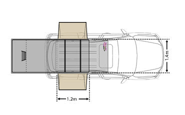 DOBINSONS | Deluxe Roof Top Tent (CE80-3902)