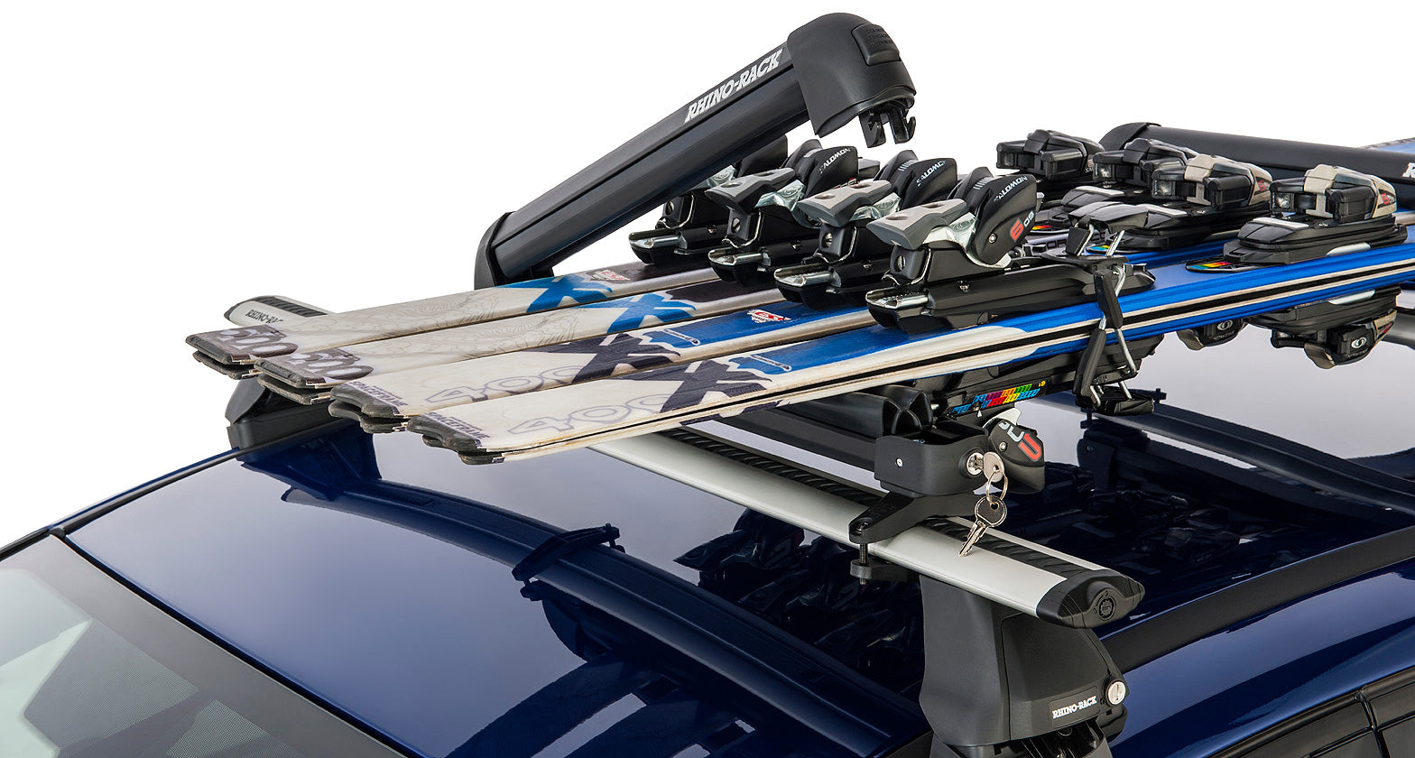 RHINO RACK | Ski and Snowboard Carrier - 4 Skis or 2 Snowboards (574)
