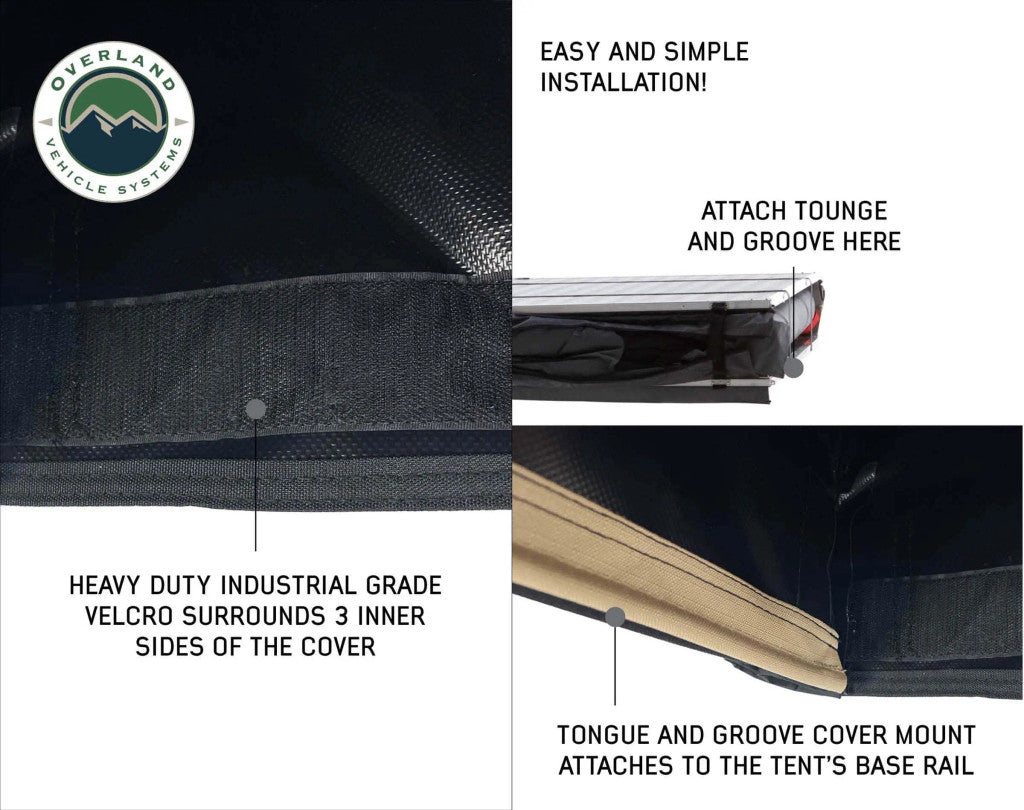 OVERLAND VEHICLE SYSTEMS | Replacement Nomadic 4 Roof Top Tent Travel Cover (18049936-W01)