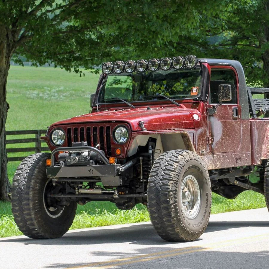 KC HILITES | Gravity Titan Overhead Light Bar for Jeep Wrangler TJ 1997-2006 (AK-91431)