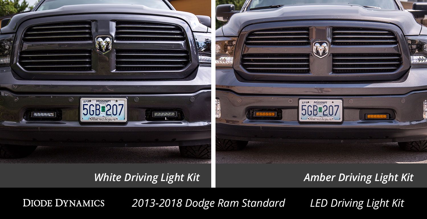 DIODE DYNAMICS | Dodge Ram 2013-2018 Standard SAE/DOT LED Lightbar Kit