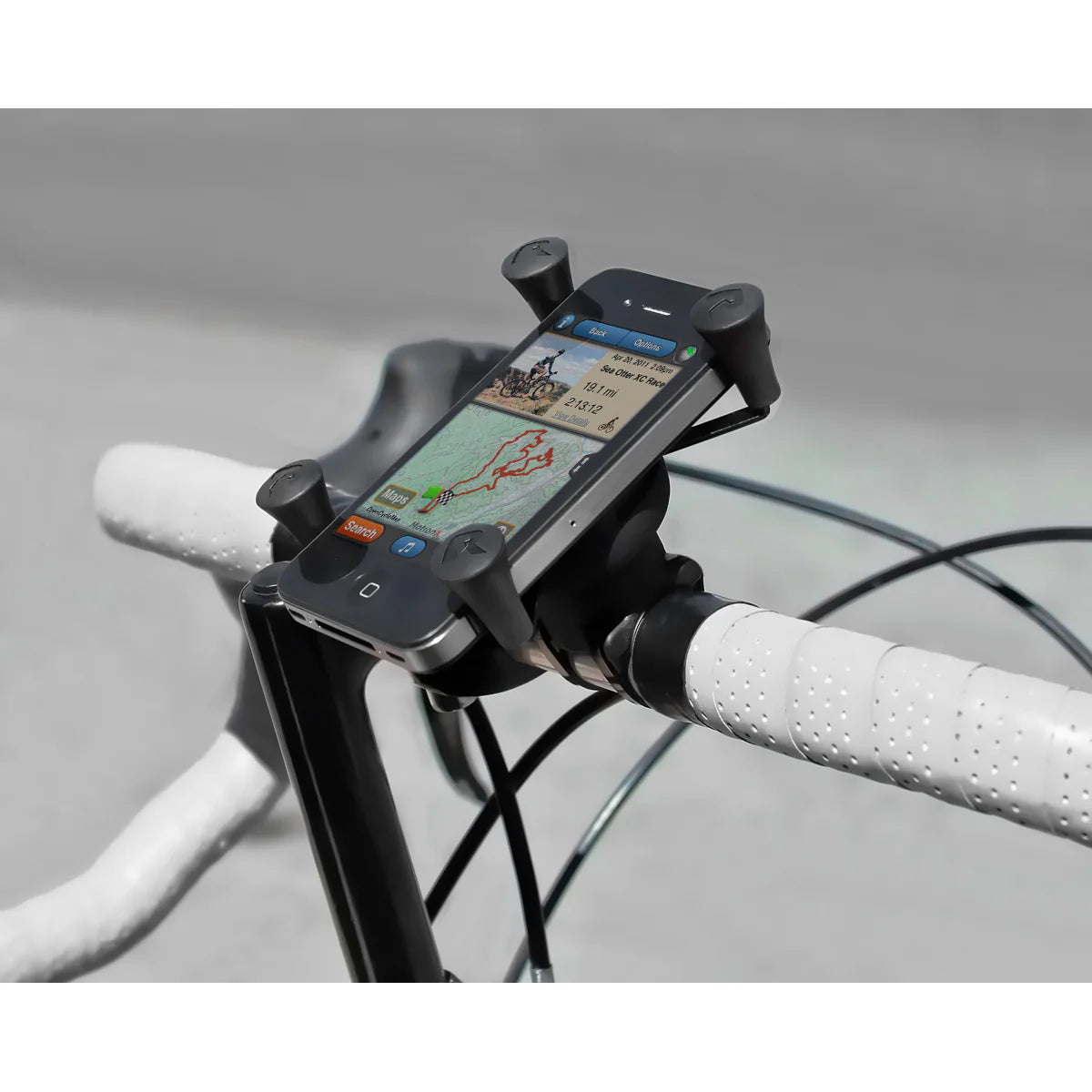 RAM MOUNTS | RAM X-Grip Phone Mount with RAM EZ-On/Off Bicycle Base