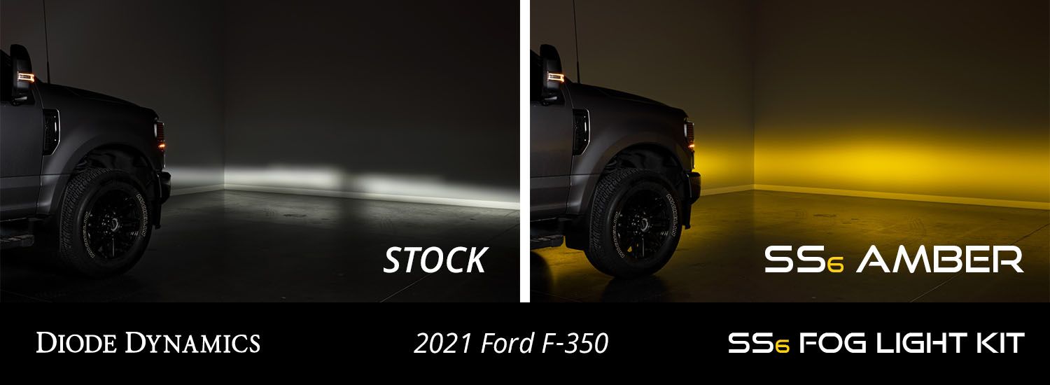 DIODE DYNAMICS | SS6 LED Fog Light Kit for 2020-2022 Ford Super Duty (w/ LED Fog Lights)