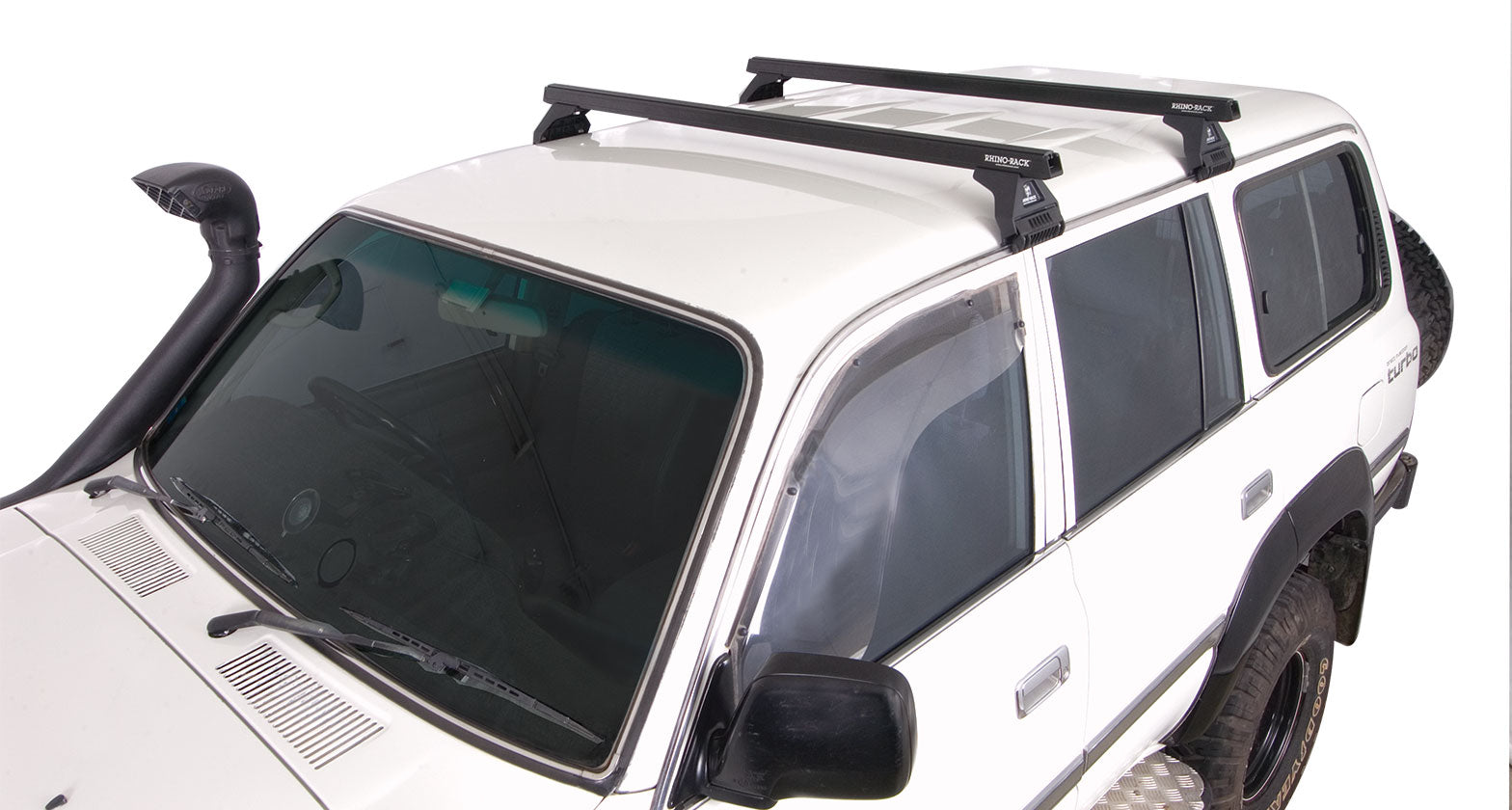 RHINO RACK |  Heavy Duty RL110 Black 2 Bar Roof Rack (JA0631)