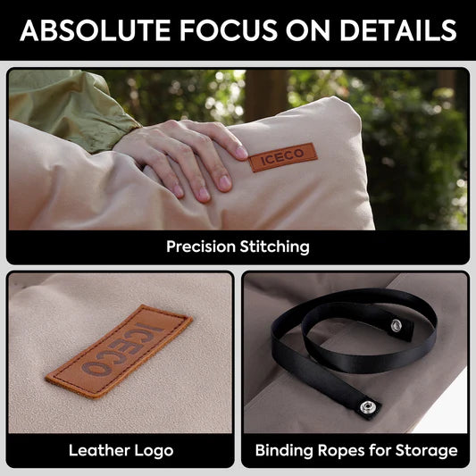 ICECO | Flannel Cushion for High-back Camping Chair