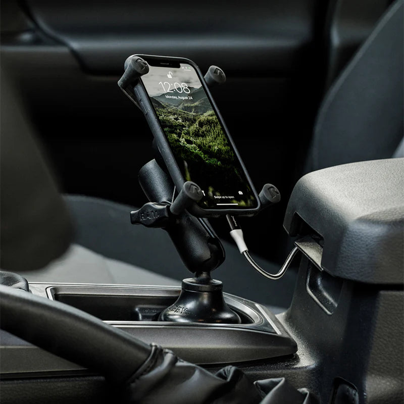 RAM MOUNTS | RAM X-Grip Phone Mount with RAM Stubby Cup Holder Base