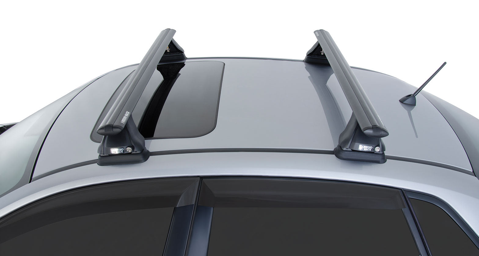 RHINO RACK | Vortex 2500 Black 2 Bar FMP Roof Rack (JA1915)