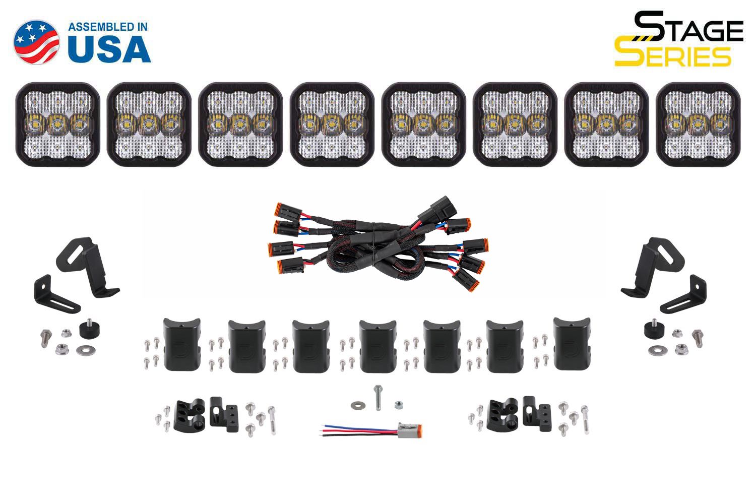 DIODE DYNAMICS | SS5 CrossLink 8-Pod LED Light Bar (One)