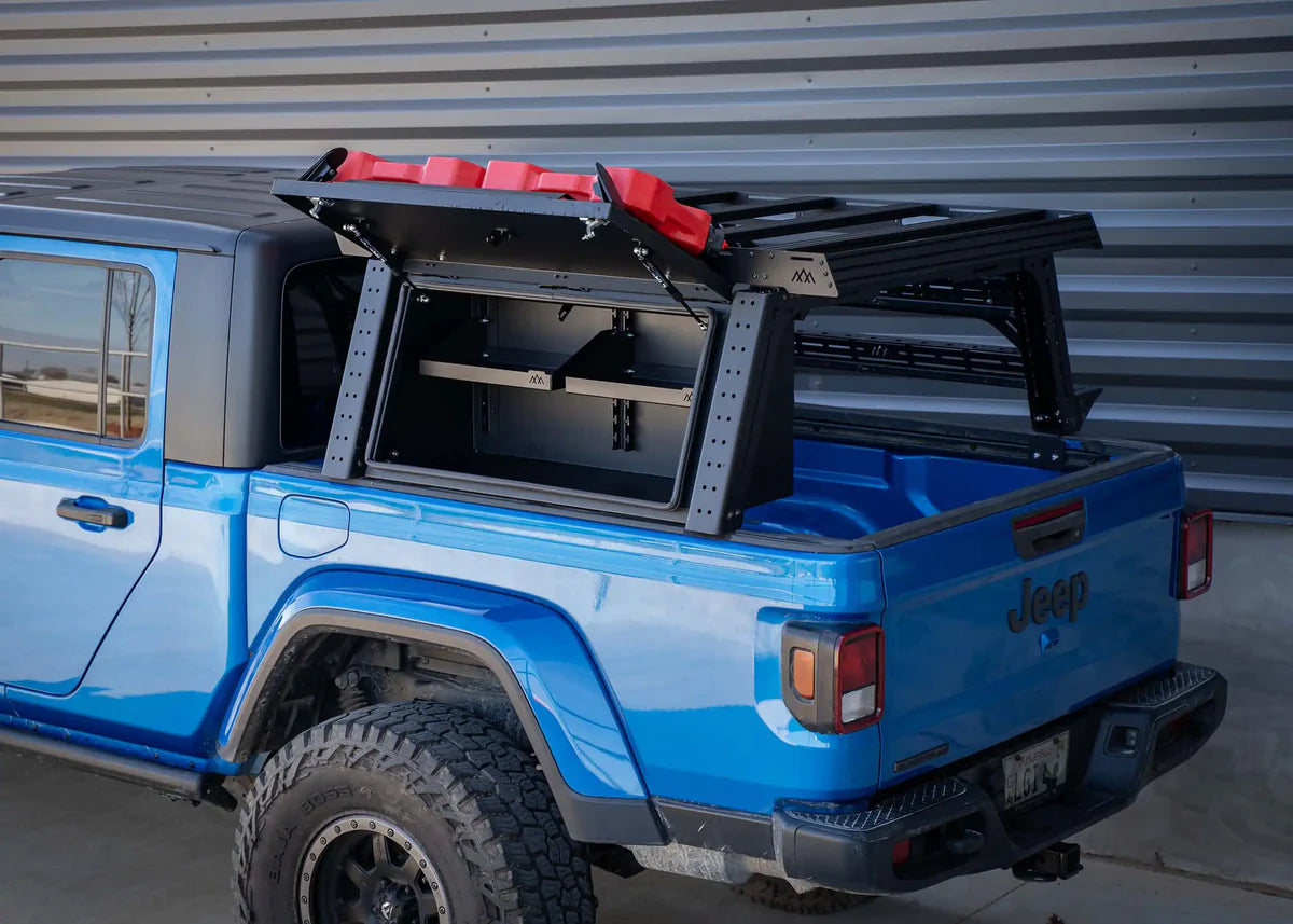 BACKWOODS ADVENTURE MODS | Jeep Gladiator Overland Bed Rack Storage Box (5000-3017-JT)