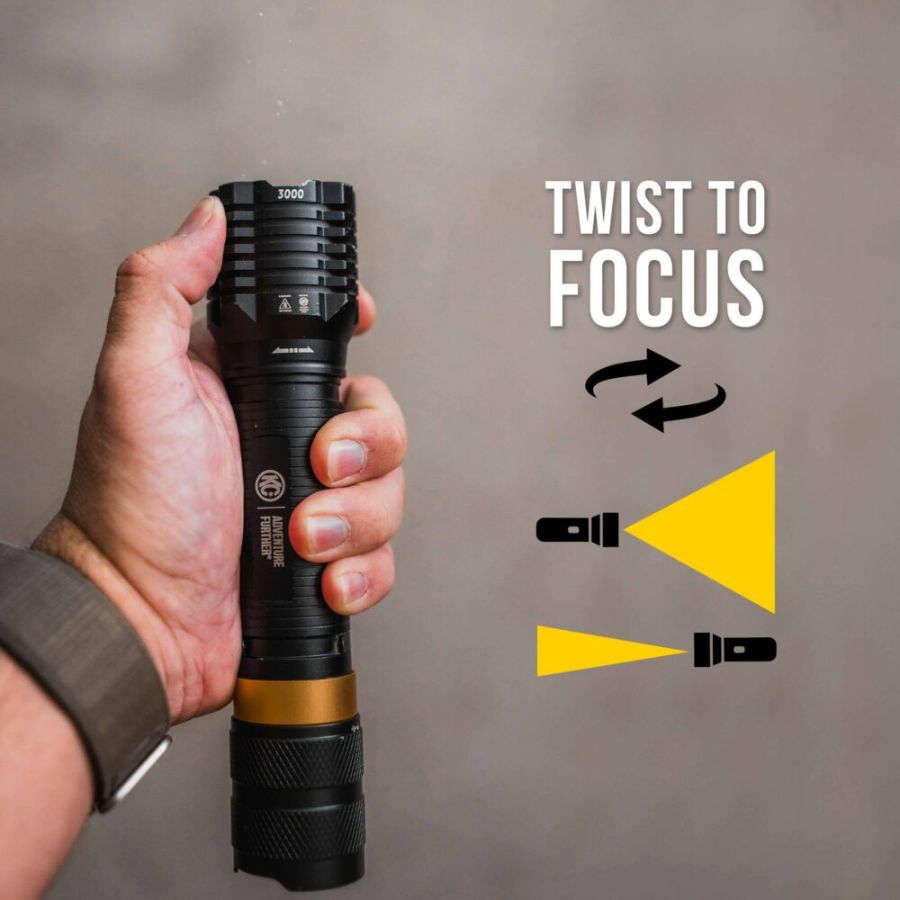 KC HILITES | FLX 3K Rechargeable Flashlight (9965)