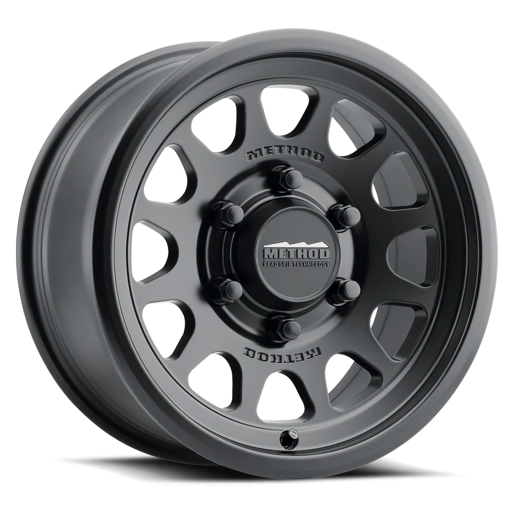 METHOD RACE WHEELS | 414 UTV Bead Grip Matte Black Single Wheel (MR41457012543)