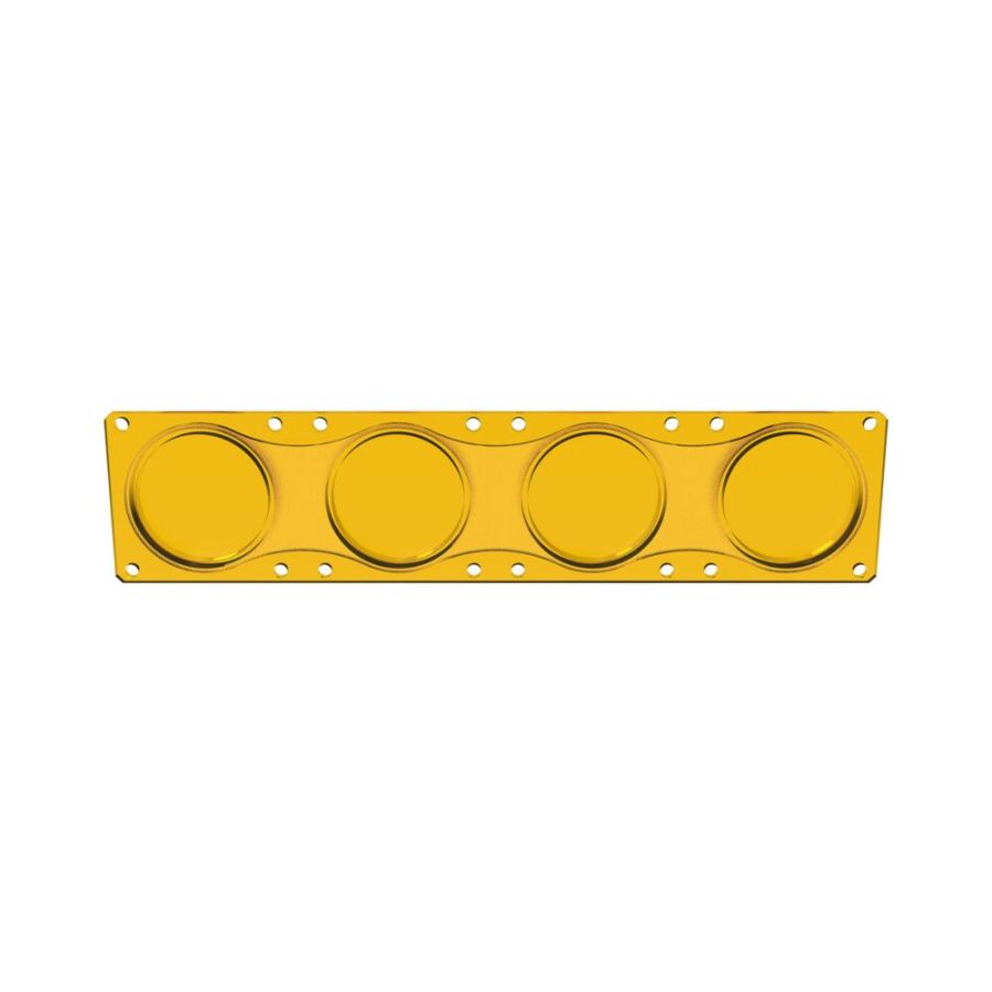 KC HILITES | FLEX ERA LED Light Bar - Performance Yellow Spot Beam Lens for Light Bars (4272)