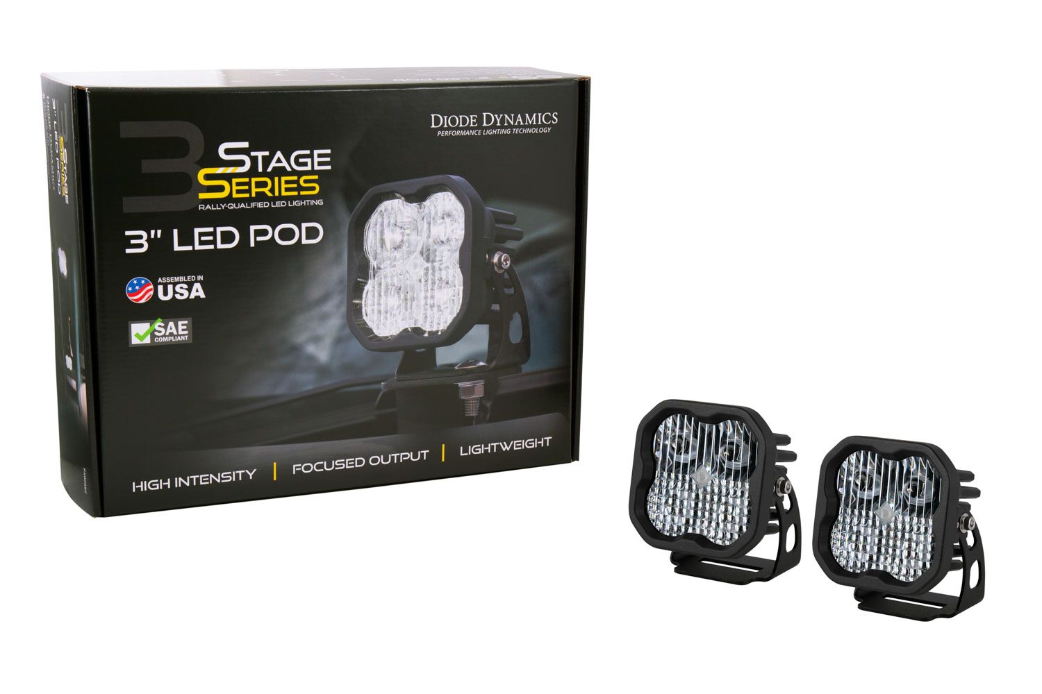 DIODE DYNAMICS | Ford Bronco 2021-2025 Stage Series SS3 Backlit Ditch Light Kit