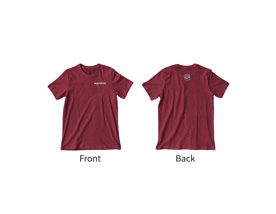 IKAMPER | Logo Tee-Burgundy