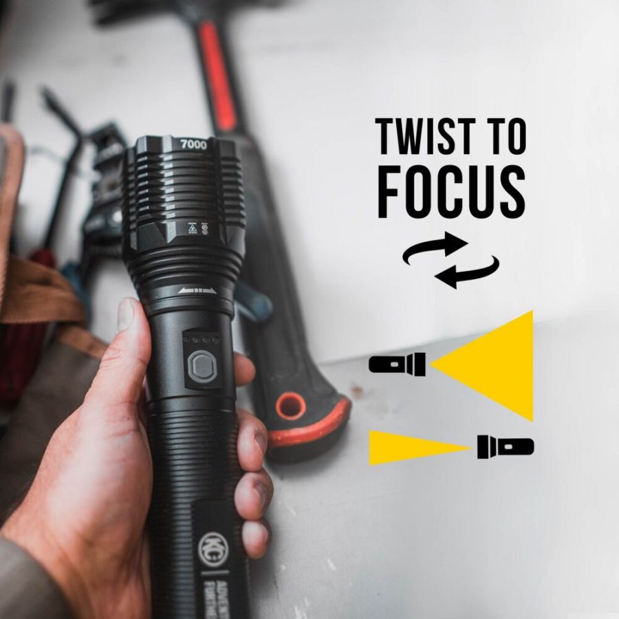 KC HILITES | FLX 7K Rechargeable Flashlight (9966)