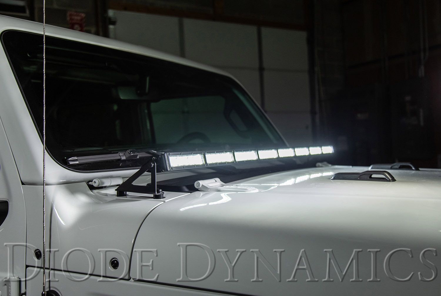 DIODE DYNAMICS | Jeep Gladiator 2020-2024 Hood LED Lightbar Kit