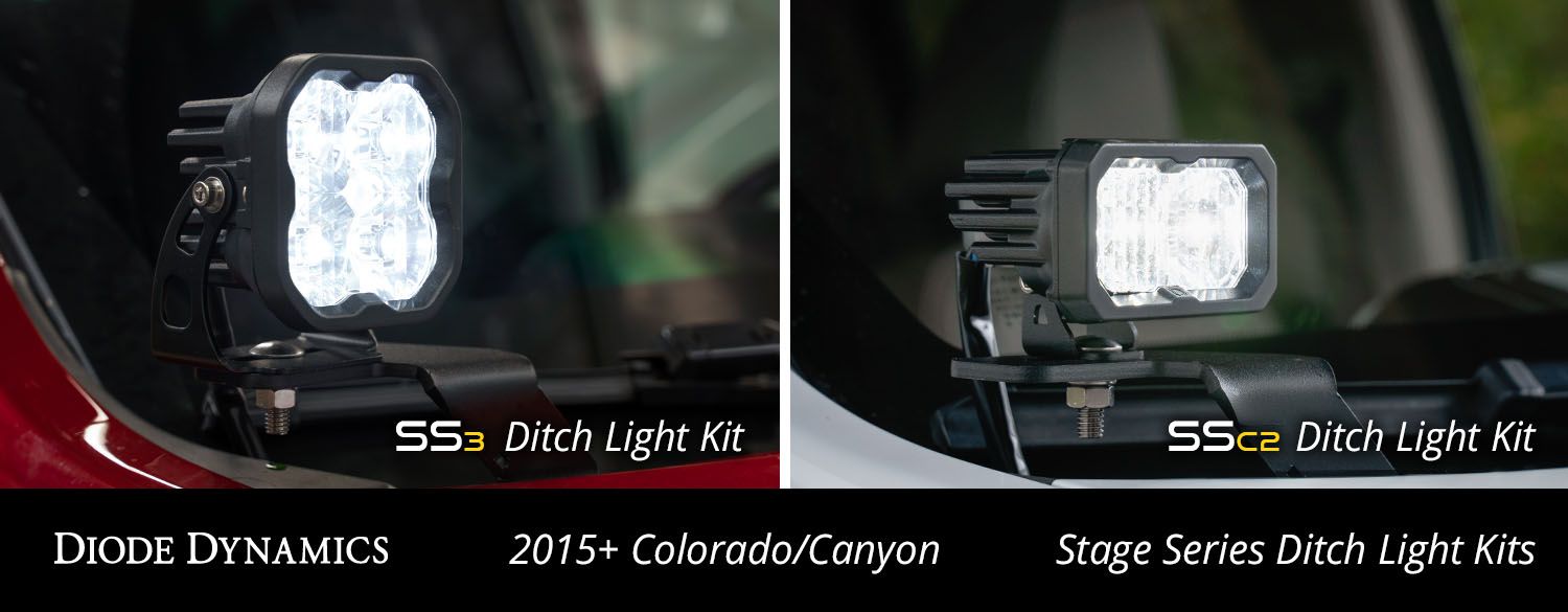 DIODE DYNAMICS | GMC Canyon 2015-2022 Stage Series Backlit Ditch Light Kit