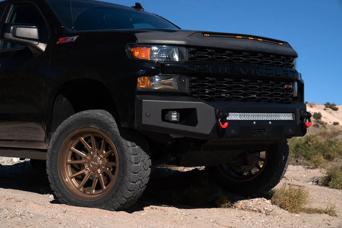 BODY ARMOR 4X4 | Chevrolet Silverado 1500 2019-2022 Ambush Front Bumper Non-Winch (GM-19344)