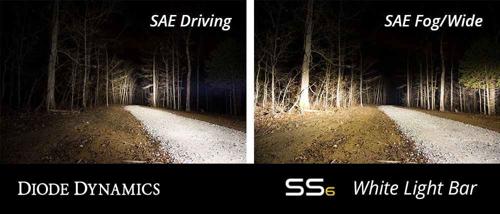 DIODE DYNAMICS | Stage Series 6" SAE/DOT White Light Bar (One)