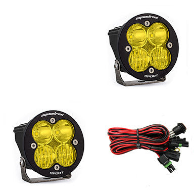 BAJA DESIGNS | Squadron-R Sport Black LED Auxiliary Light Pod Pair Universal