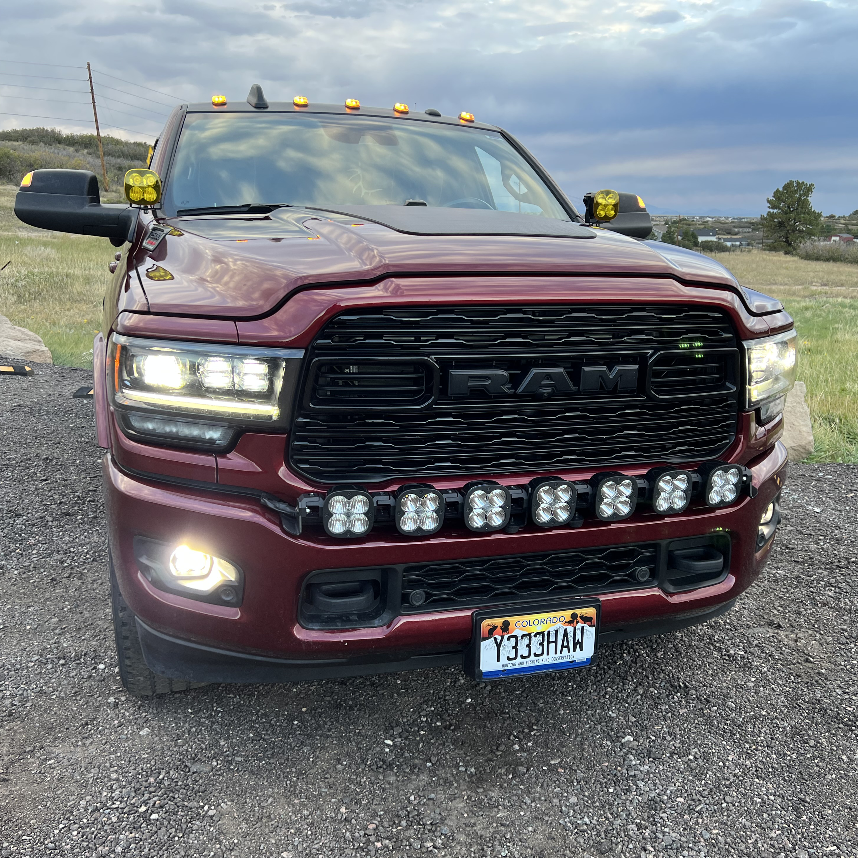 ram hd vss system cascadia 4x4 overland hood bonnet solar panel system 2019