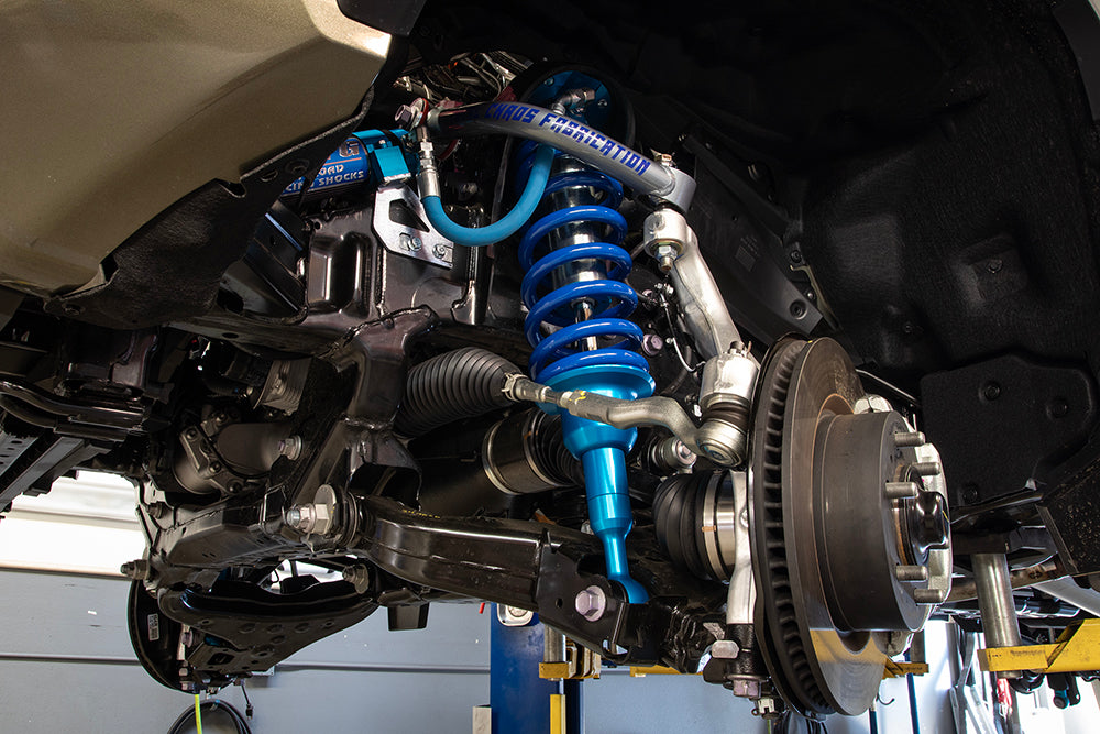 TOTAL CHAOS FABRICATION | Tacoma 4th Gen (2024 - Present) Mid Travel Lift Kit W - Front & Rear 2.5 Inch Diameter Adjustable King Shocks (24-25-K3A) - (Call To Order)