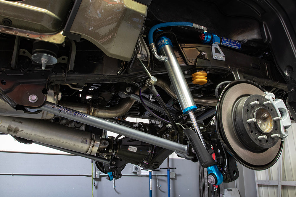 TOTAL CHAOS FABRICATION | Tacoma 4th Gen (2024 - Present) Mid Travel Lift Kit W - Front & Rear 2.5 Inch Diameter Adjustable King Shocks (24-25-K3A) - (Call To Order)