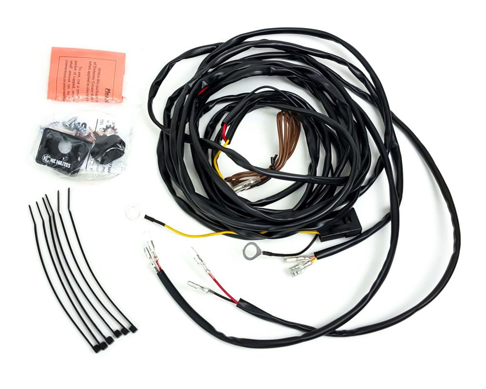 KC HILITES | Cyclone LED Universal Wiring Harness for 2 Lights (63082)