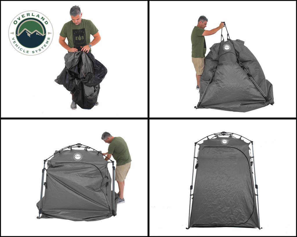 OVERLAND VEHICLE SYSTEMS | Wild Land Portable Privacy Room with Shower, Retractable Floor & Amenity Pouches (26019910)