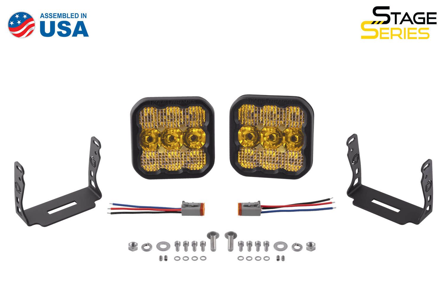 DIODE DYNAMICS | SS5 Yellow Sport LED Pod (Pair)