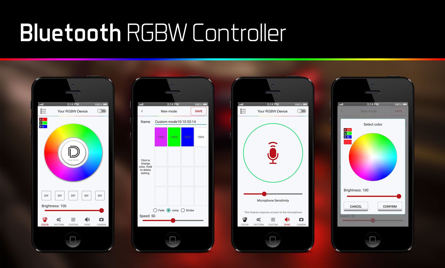 DIODE DYNAMICS | RGBW Bluetooth Controller (DD3066)