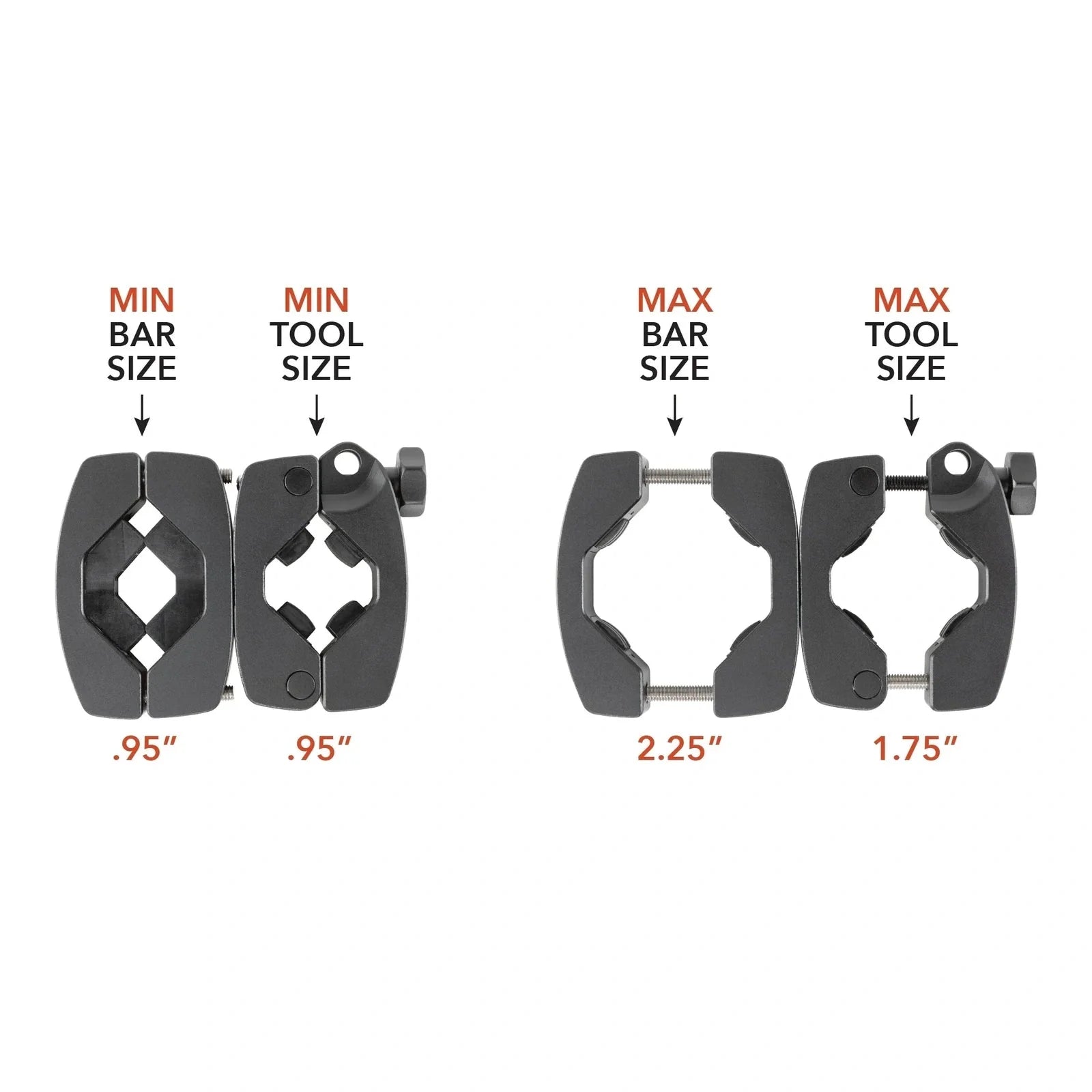 DMOS | Full Mounty Shovel/Axe Roll Bar Mount (32856)