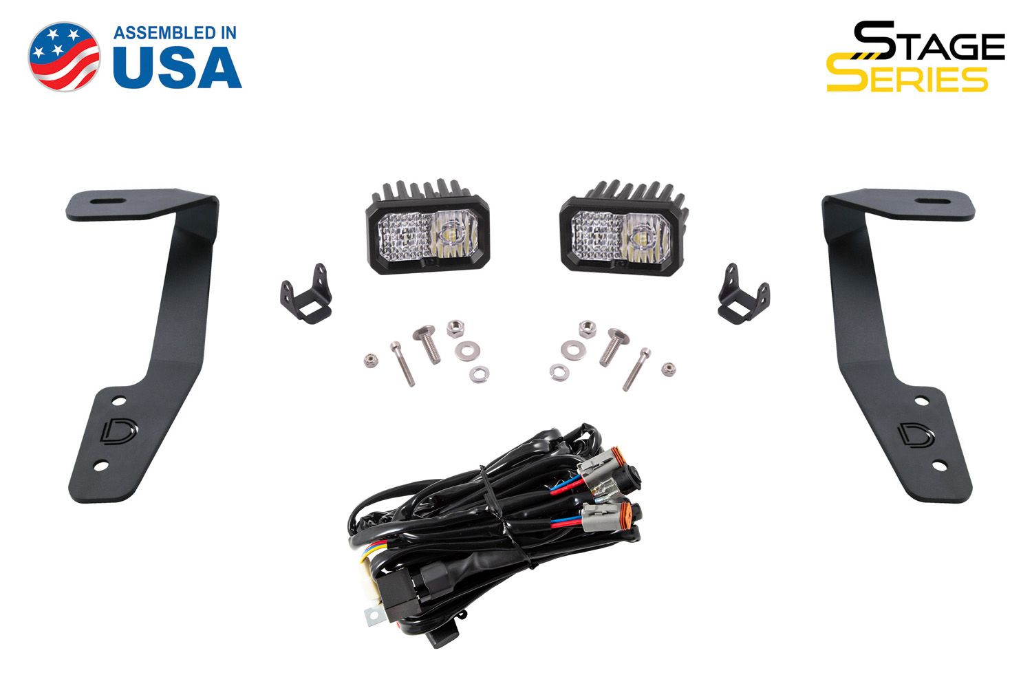 DIODE DYNAMICS | Subaru WRX 2022-2025 Stage Series Backlit Ditch Light Kit