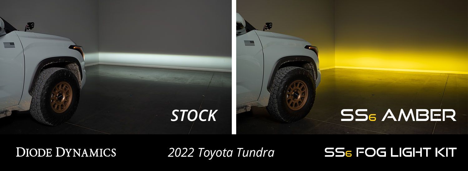 DIODE DYNAMICS | Tundra 3rd Gen 2022-2025 SS6 LED Fog Light Kit