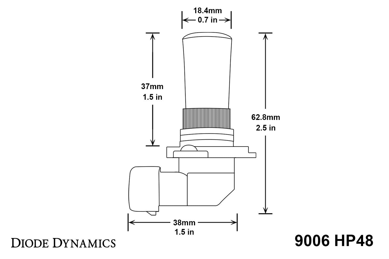 DIODE DYNAMICS | 9006 HP48 LED Bulbs (DD0136P)