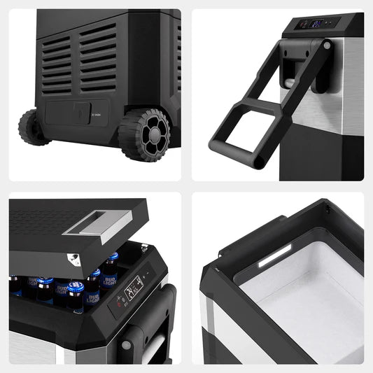 ICECO | JP40Pro Wheeled Portable Freezer with Magnetic Battery