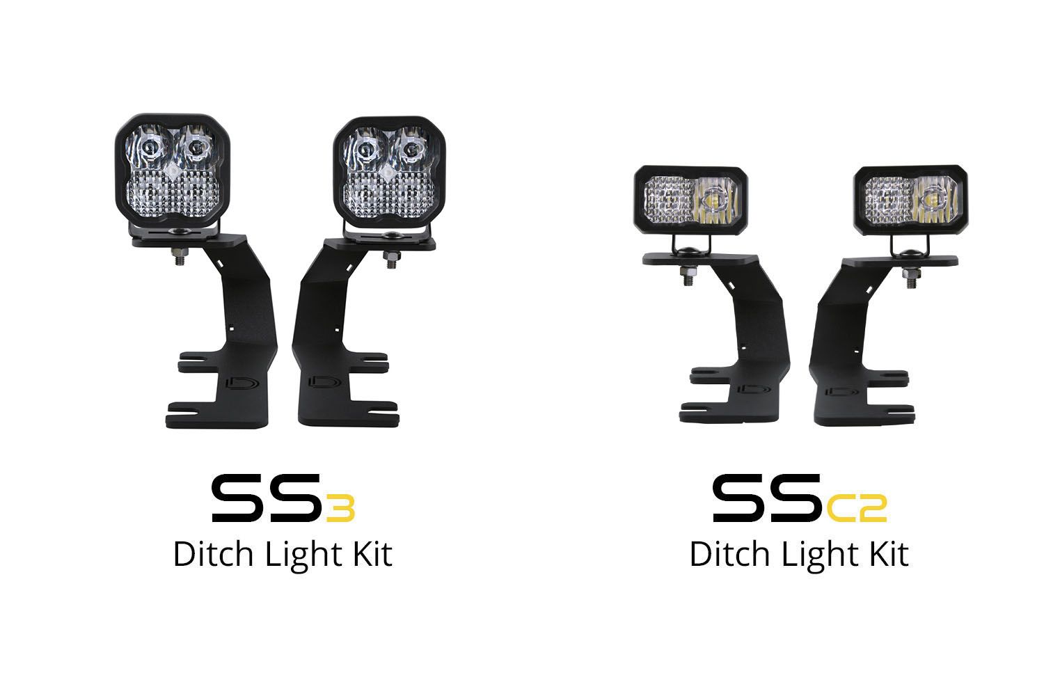 DIODE DYNAMICS | Chevrolet Silverado 1500 2014-2019 Stage Series Backlit Ditch Light Kit